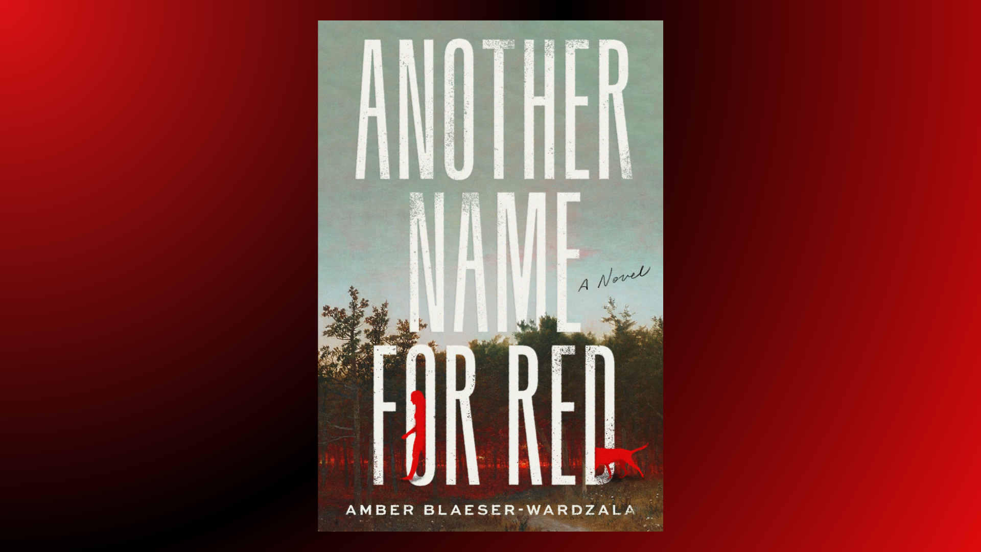book cover on gradient background