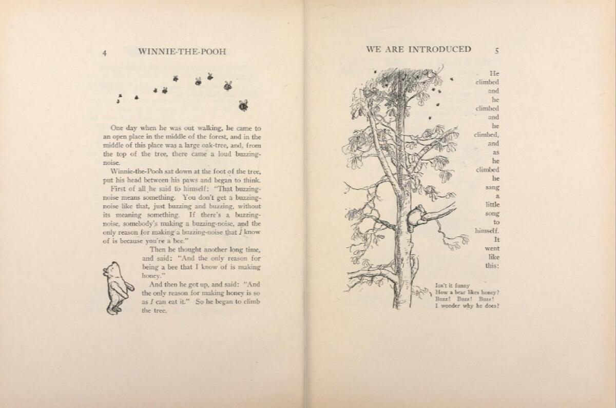 Winnie-the-Pooh, written by A.A. Milne and illustrated by Ernest H. Shepard