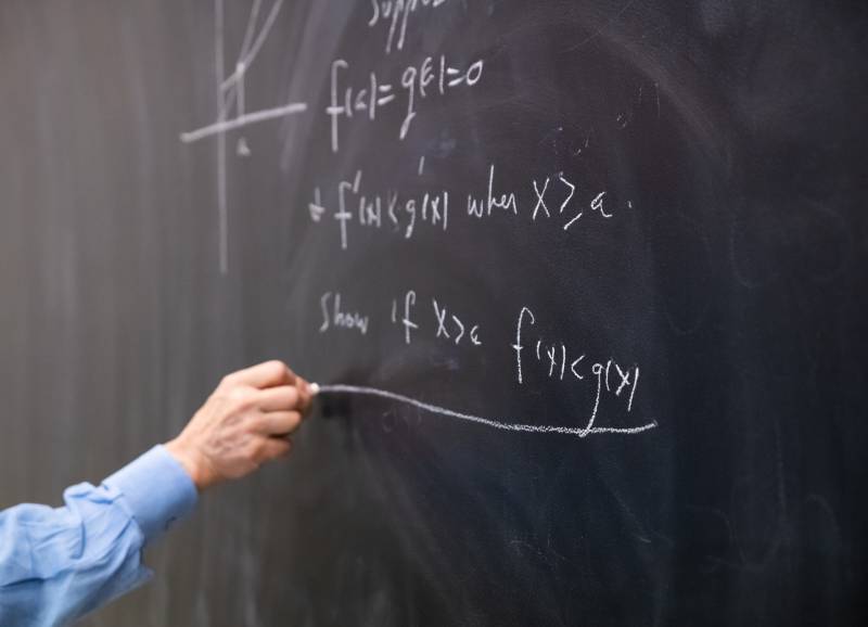 Math written on a chalkboard