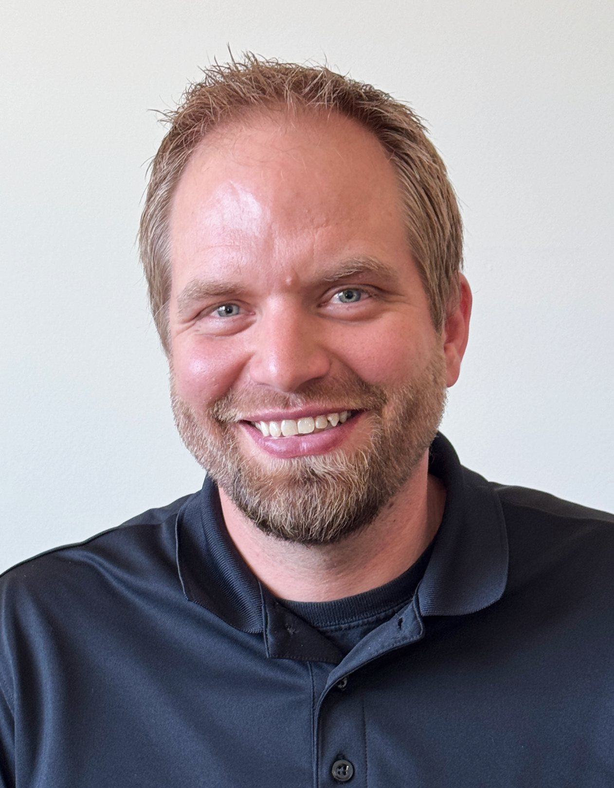 Man smiling for portrait
