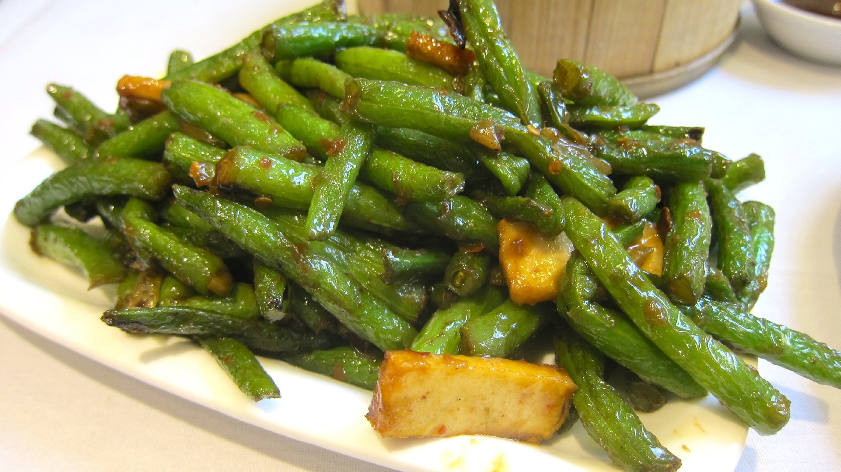 Sauteed Green Beans with Tofu