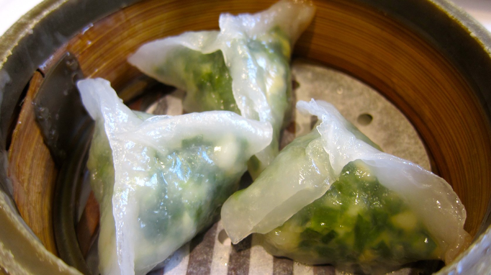 Steamed Shrimp and Scallion Dumplings