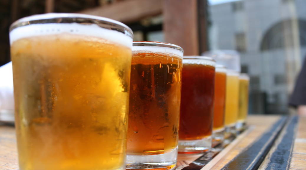 A beer sampling