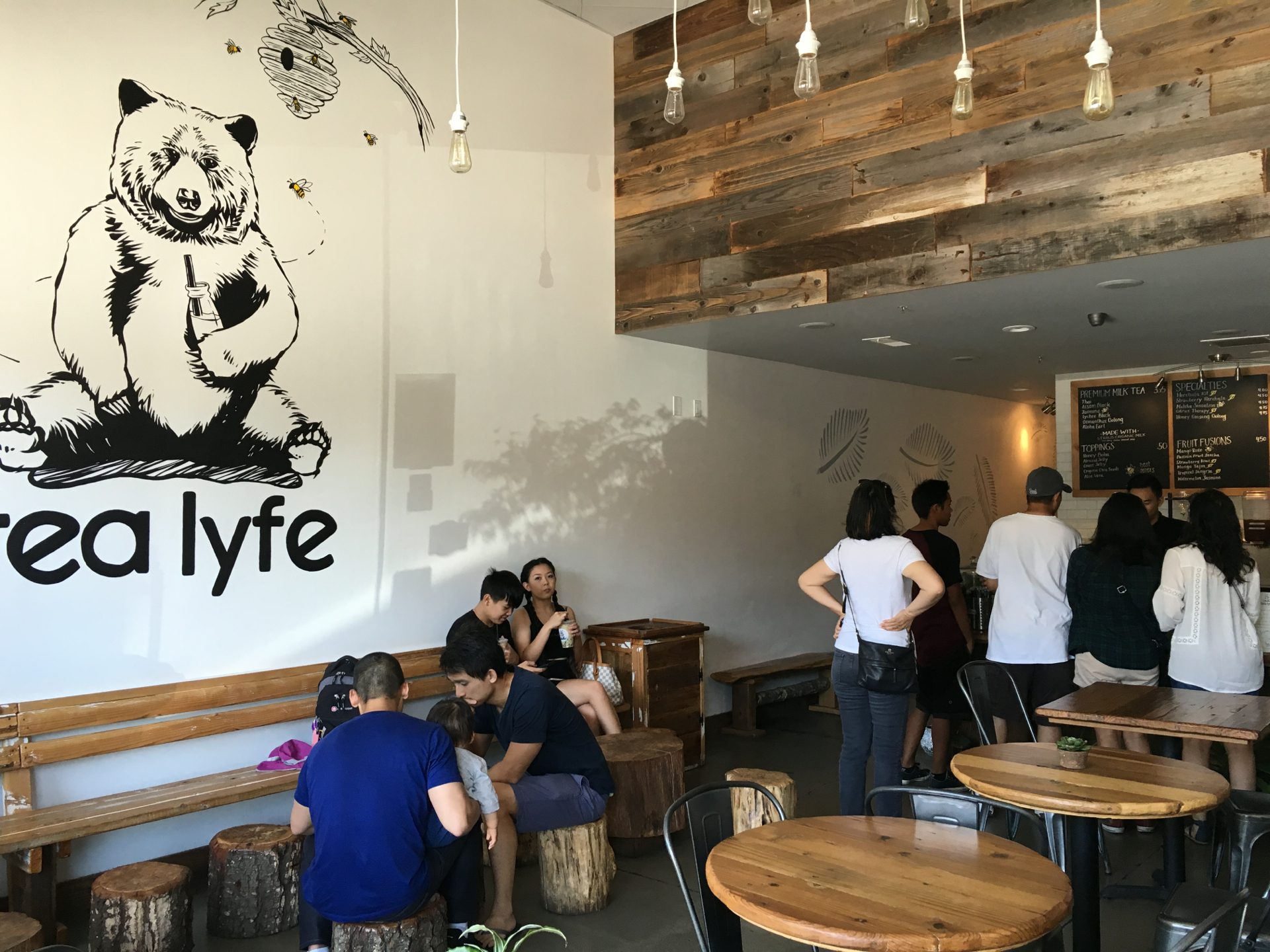 Inside Tea Lyfe in San Jose. 