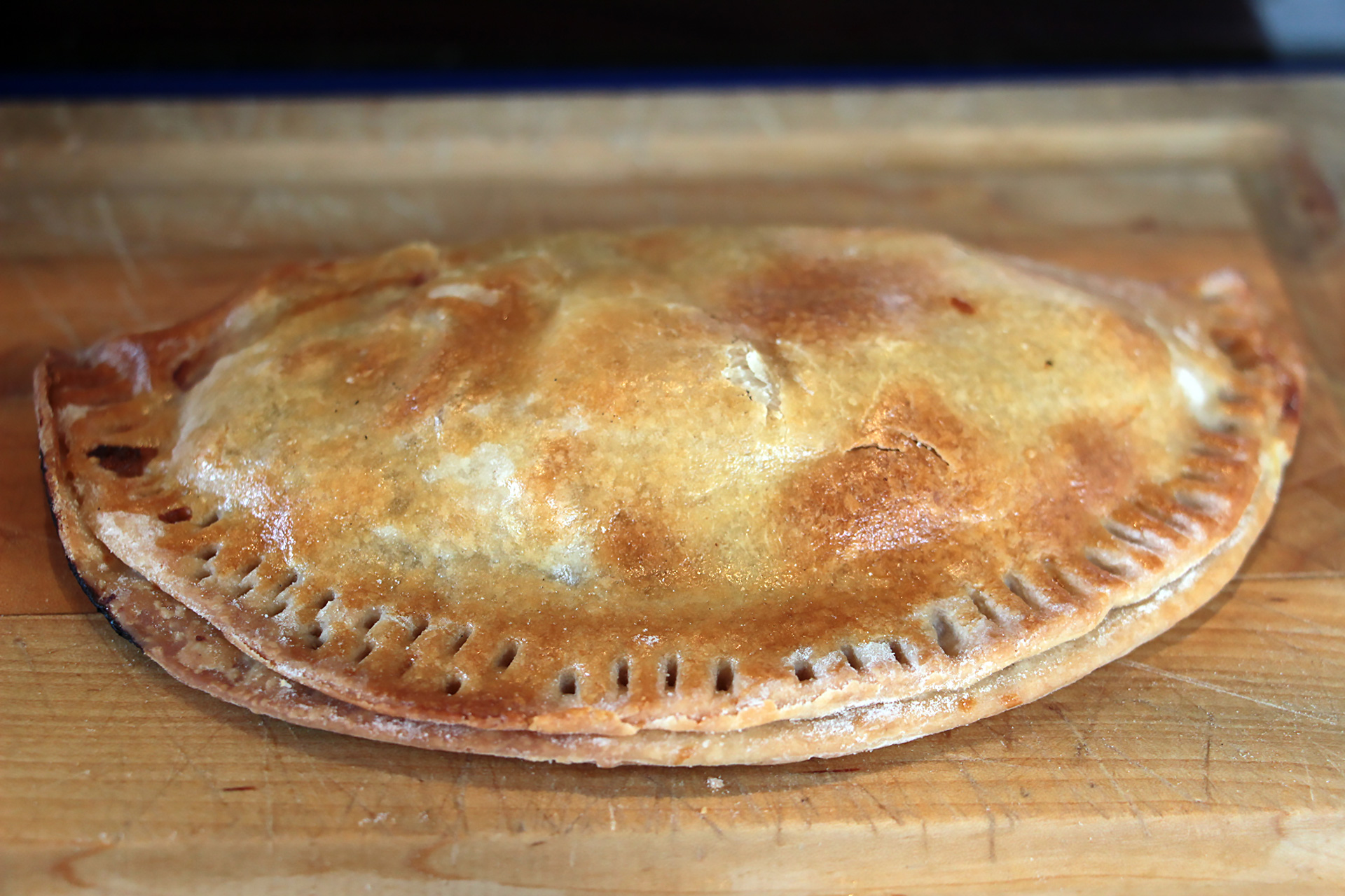 The pollo empanada is made with Mary’s chicken.