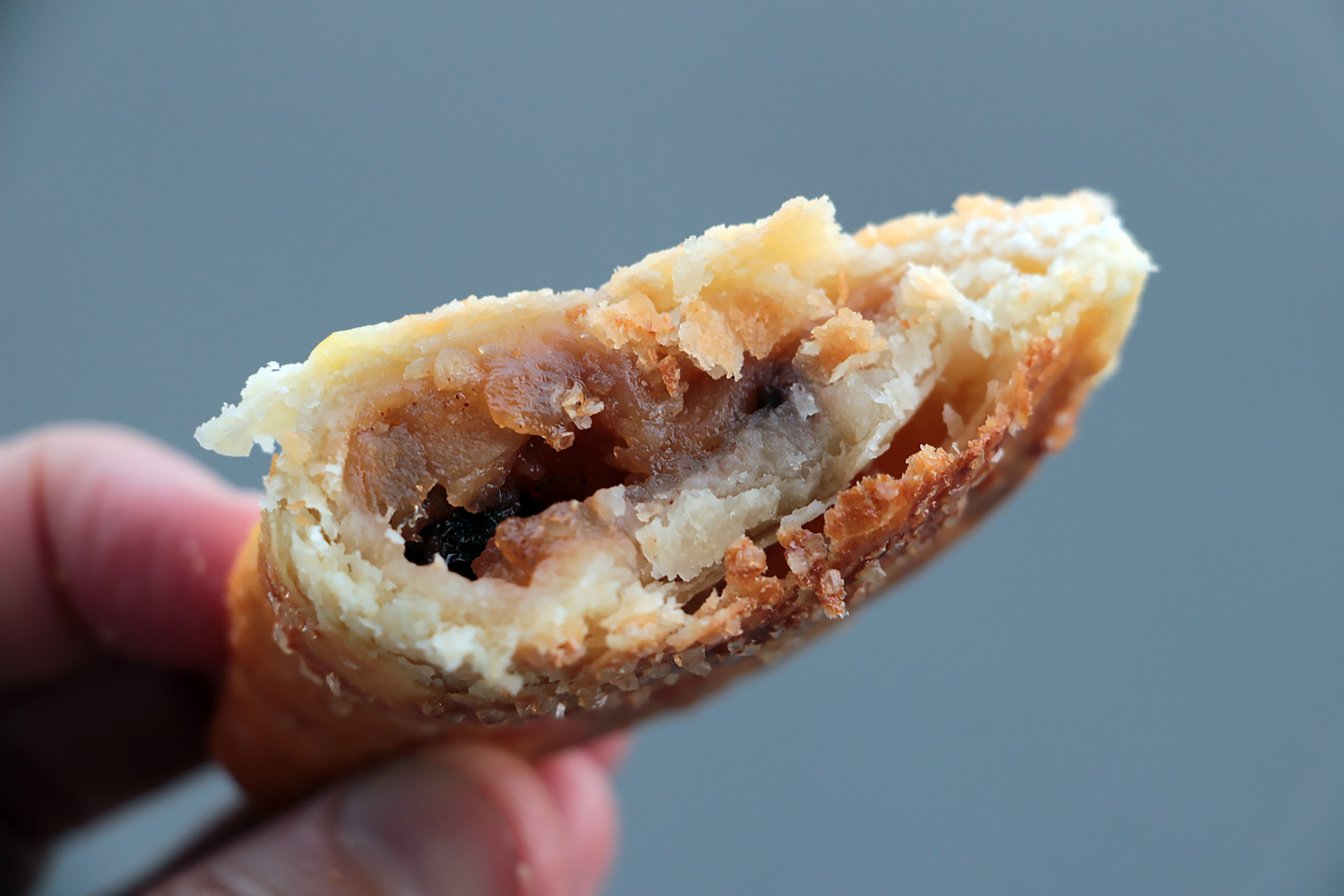 Apple empanada interior