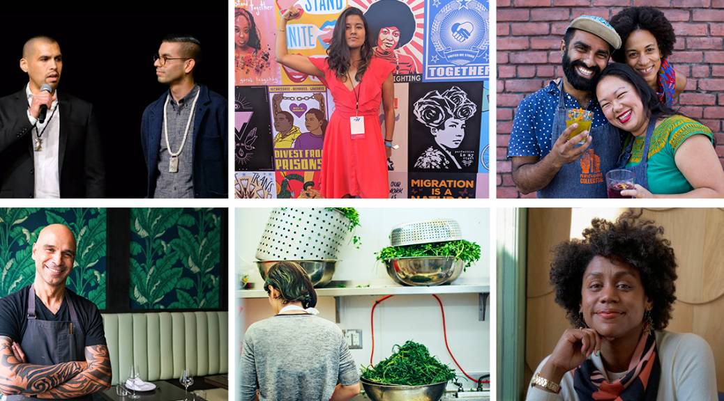 Grid of Bay Area people prominent in the food industry