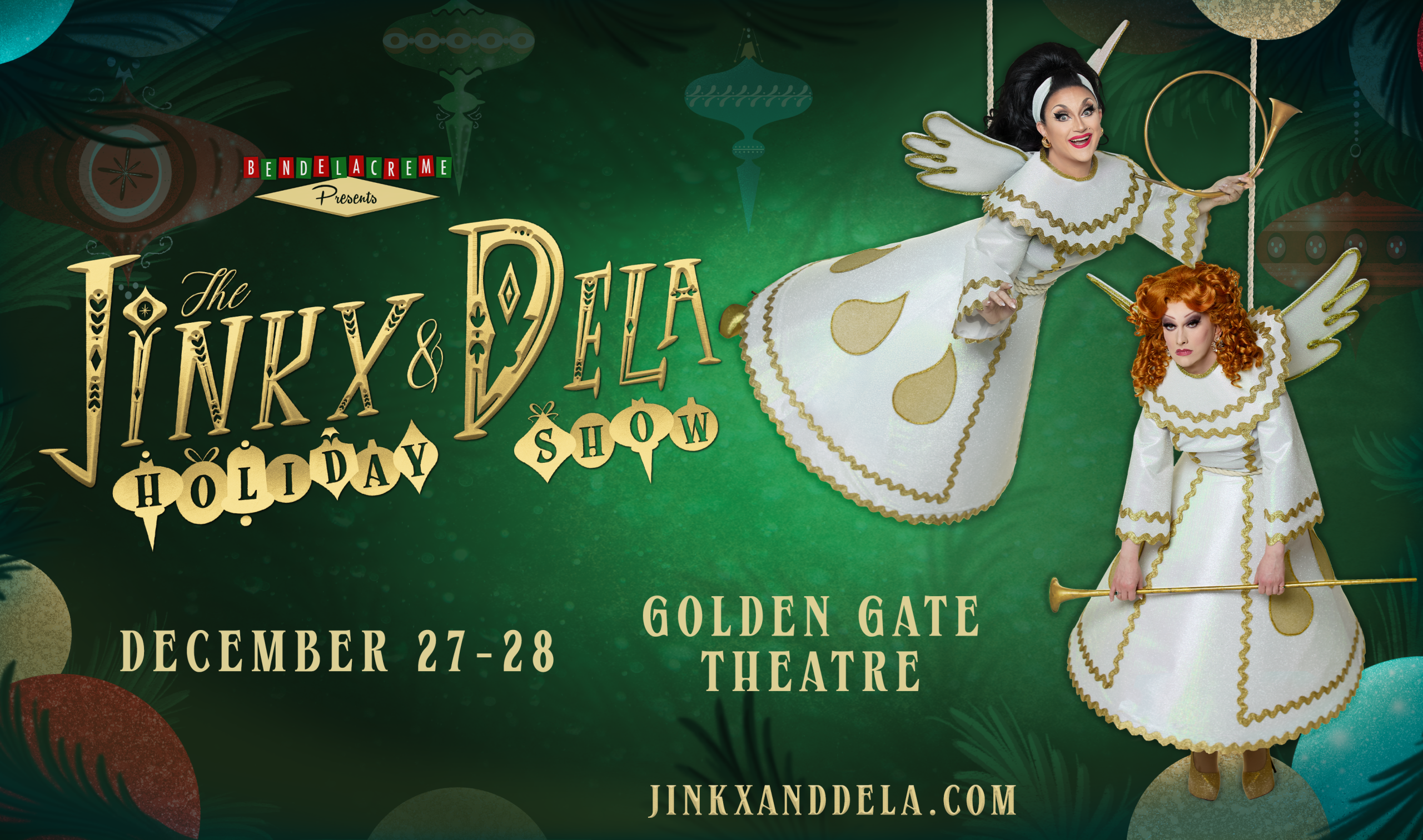 The Jinkx & DeLa Holiday Show at Golden Gate Theatre