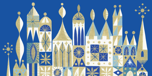 Mary Blair's artwork of "It's a Small World"