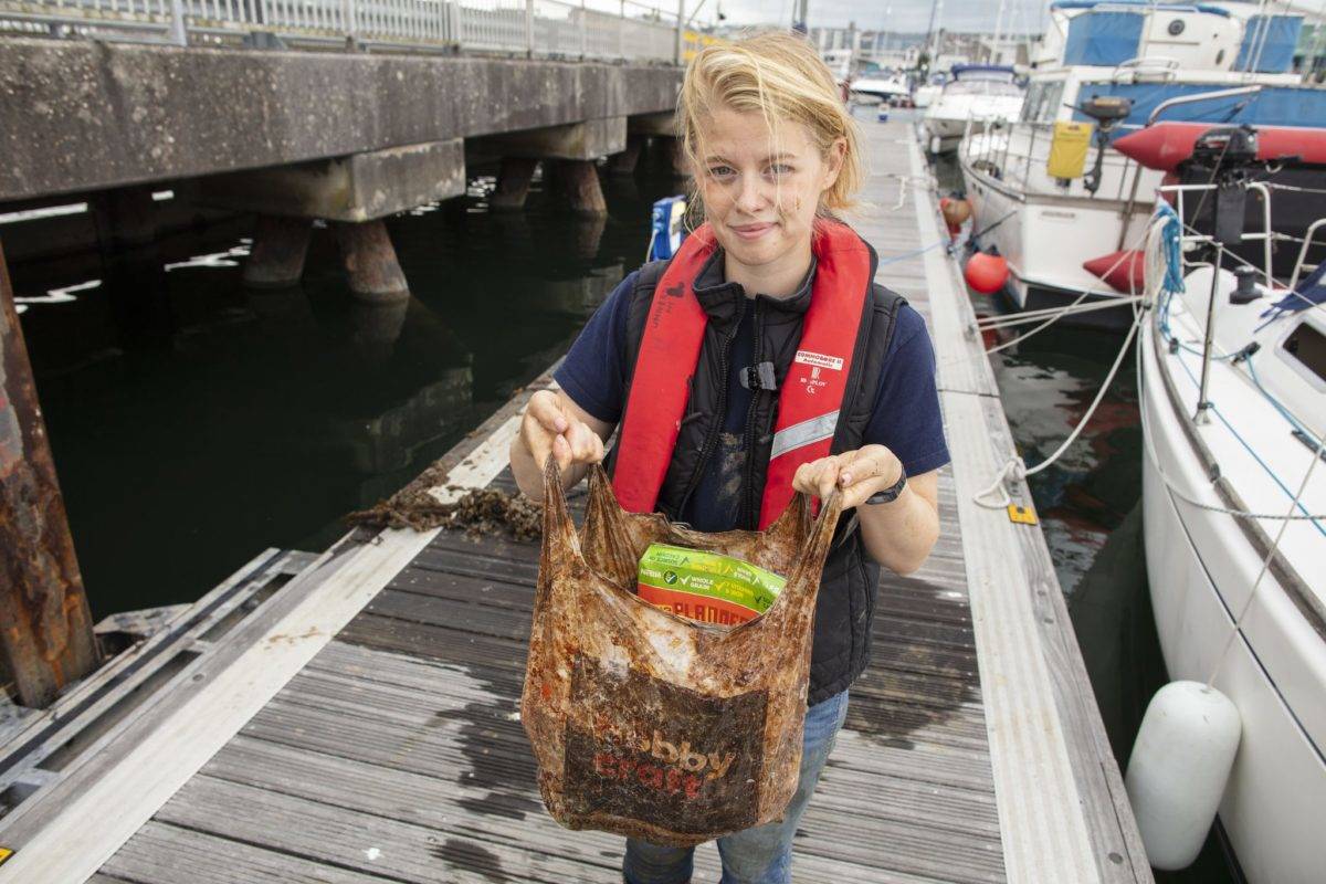 After 3 Years in the Ocean, These Supposedly Biodegradable Bags Are
Still Intact
