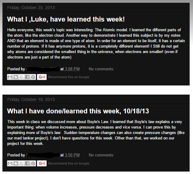 Blogging in the Science Classroom | KQED