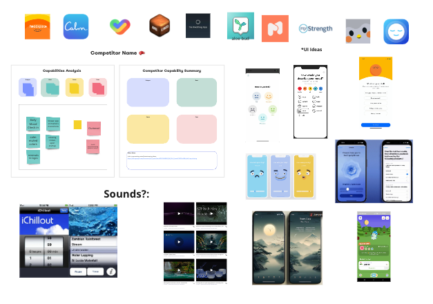 Collage of logos and screenshots of various mobile apps.