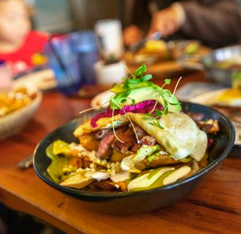 Creamy Crispy Chilaquiles from Villa Azteca