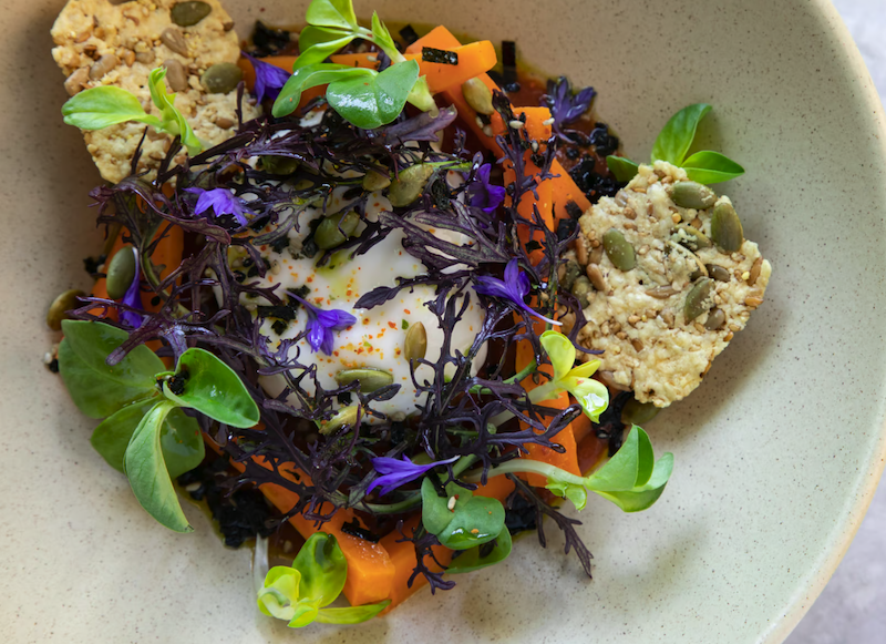 A floral dish from Rooh