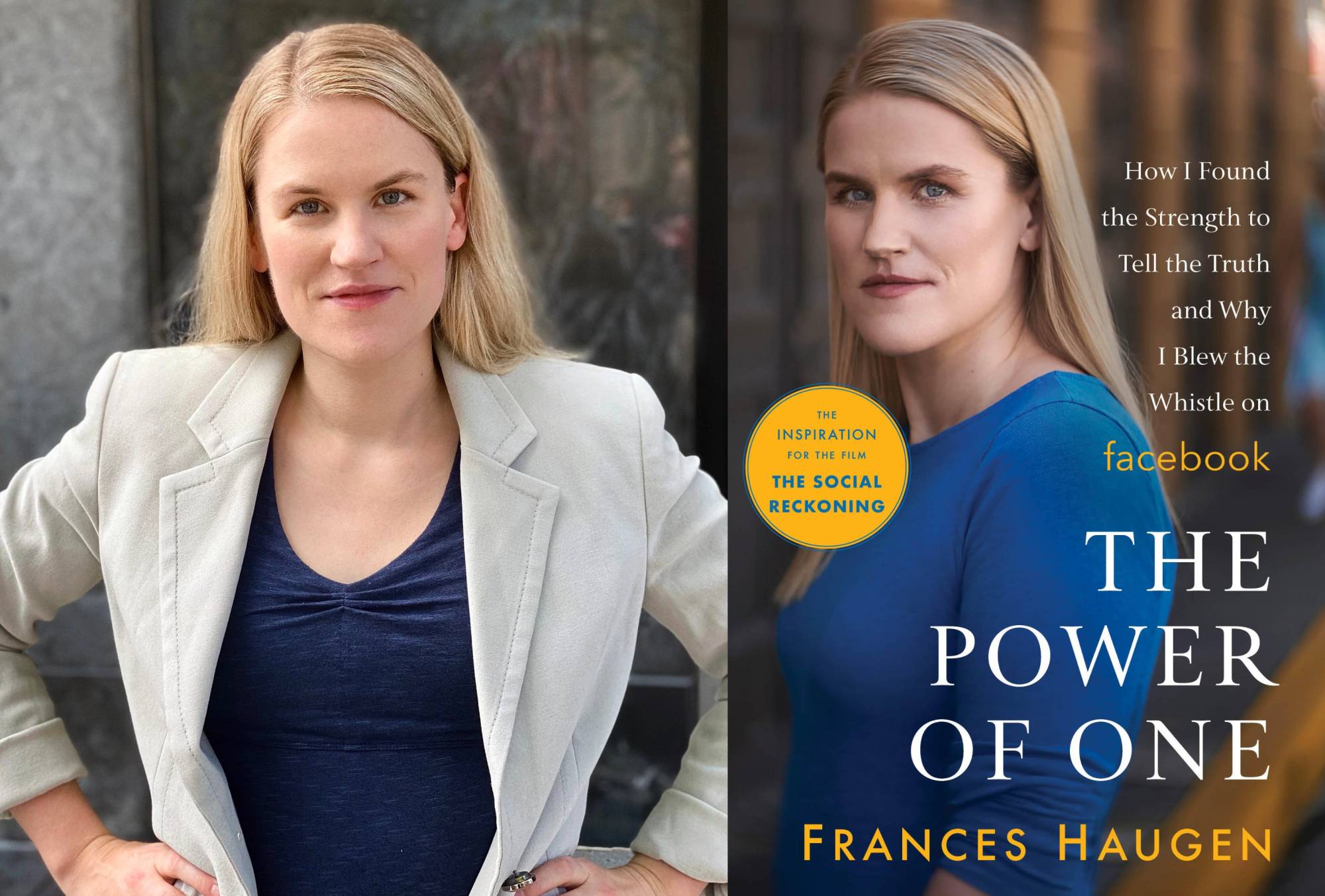 Author and Facebook whistleblower Frances Haugen