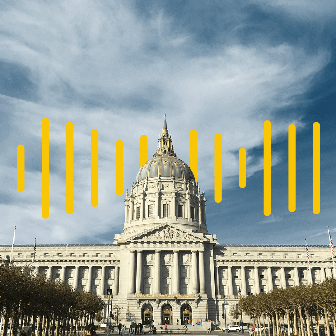 San Francisco City Hall underneath a big open sky